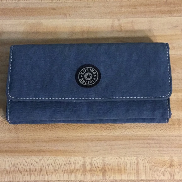 kipling blue wallet
